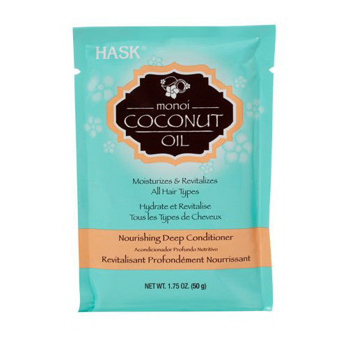 Hask Monoi Coconut Oil Nourishing Deep Hair Conditioner Packet, 1.75 Oz